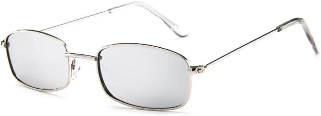 

Солнцезащитные очки с защитой от УФ-излучения UV400 | Панк, металлик, разноцветные линзы | для женщин и мужчин, для занятий спортом на открытом воздухе и вождения DSVIGF, Silver-silver