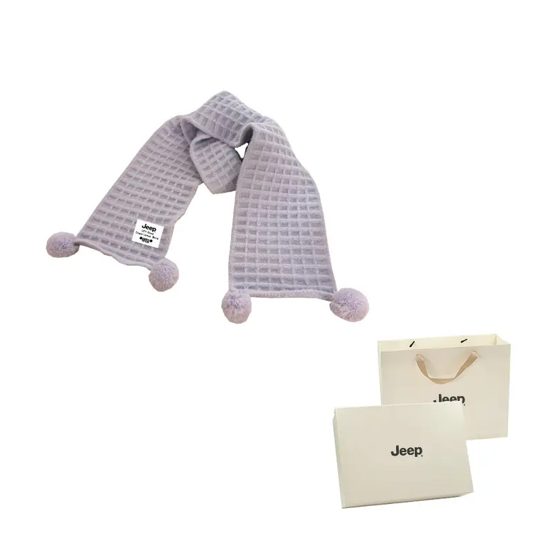 

Шарф из полиэстера Unisex Jeep, фиолетовый