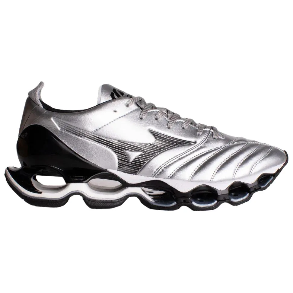 Mizuno Wave Prophecy Morelia Neo Running Shoes Unisex Silver Black — фото 3