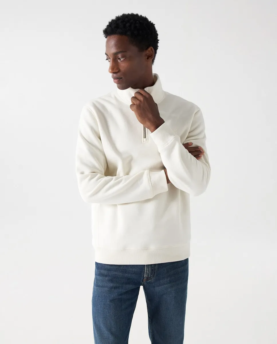 

Мужская толстовка бежевого цвета с высоким воротником Salsa Jeans