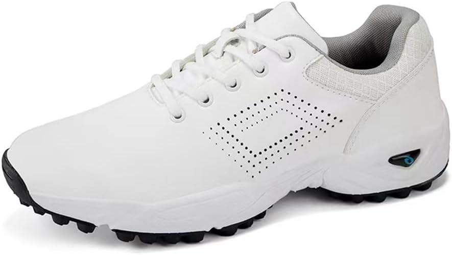 

Мужские гольф-туфли без шипов с дышащей подошвой и противоскользящей поверхностью Ybberik, белый