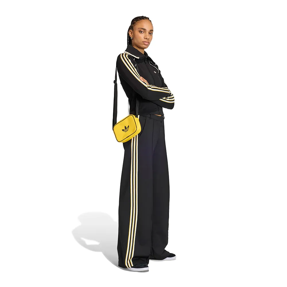 Толстовка adidas Originals Slim Fitted Firebird на молнии, черный — фото 4