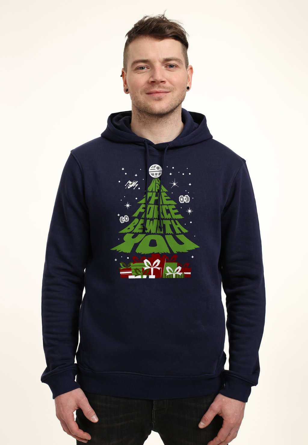 

Толстовка с капюшоном STAR WARS CLASSIC GIFT TREE Star Wars, темно-синий