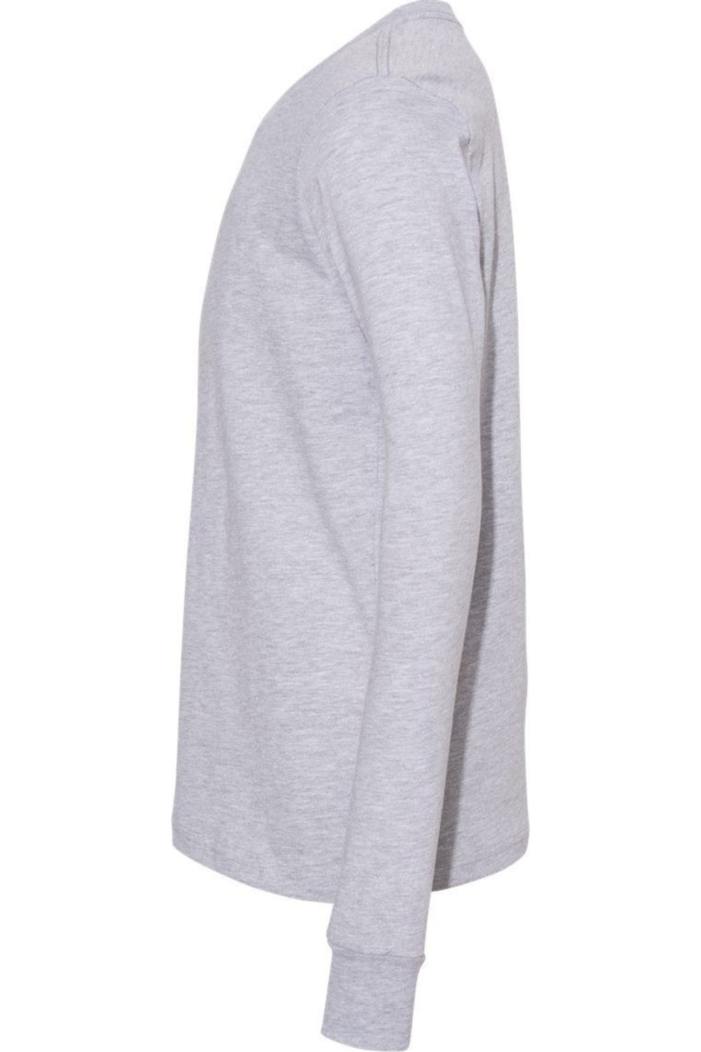 Молодежная футболка с длинным рукавом BELLA + CANVAS, цвет athletic heather — фото 3