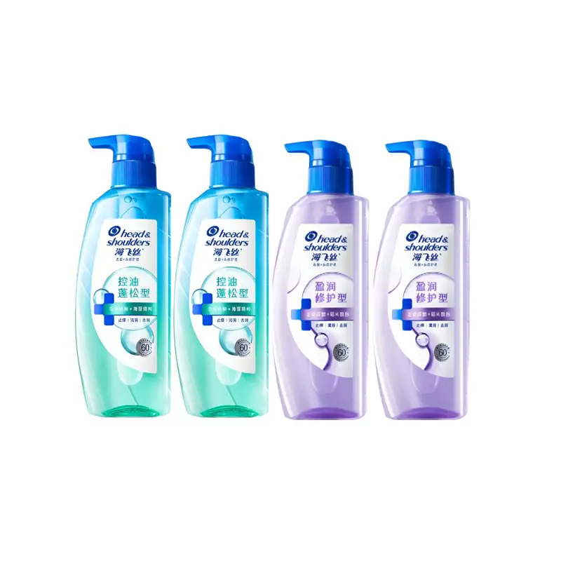

Маслорегулирующий пушистый шампунь увлажняющее очищающее мыло аромат 670g+670g Head&shoulders