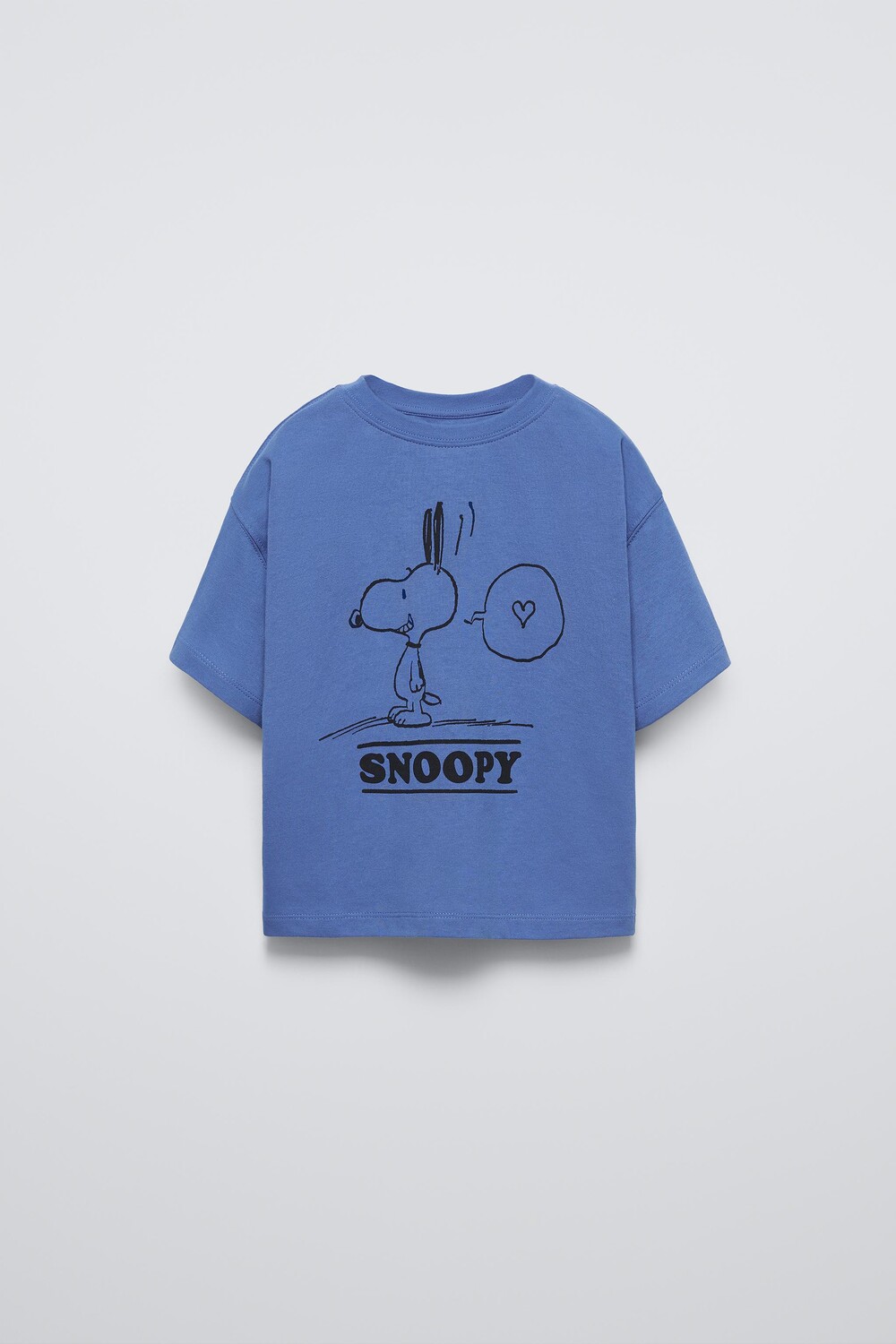 

Футболка snoopy peanuts ZARA, голубоватый