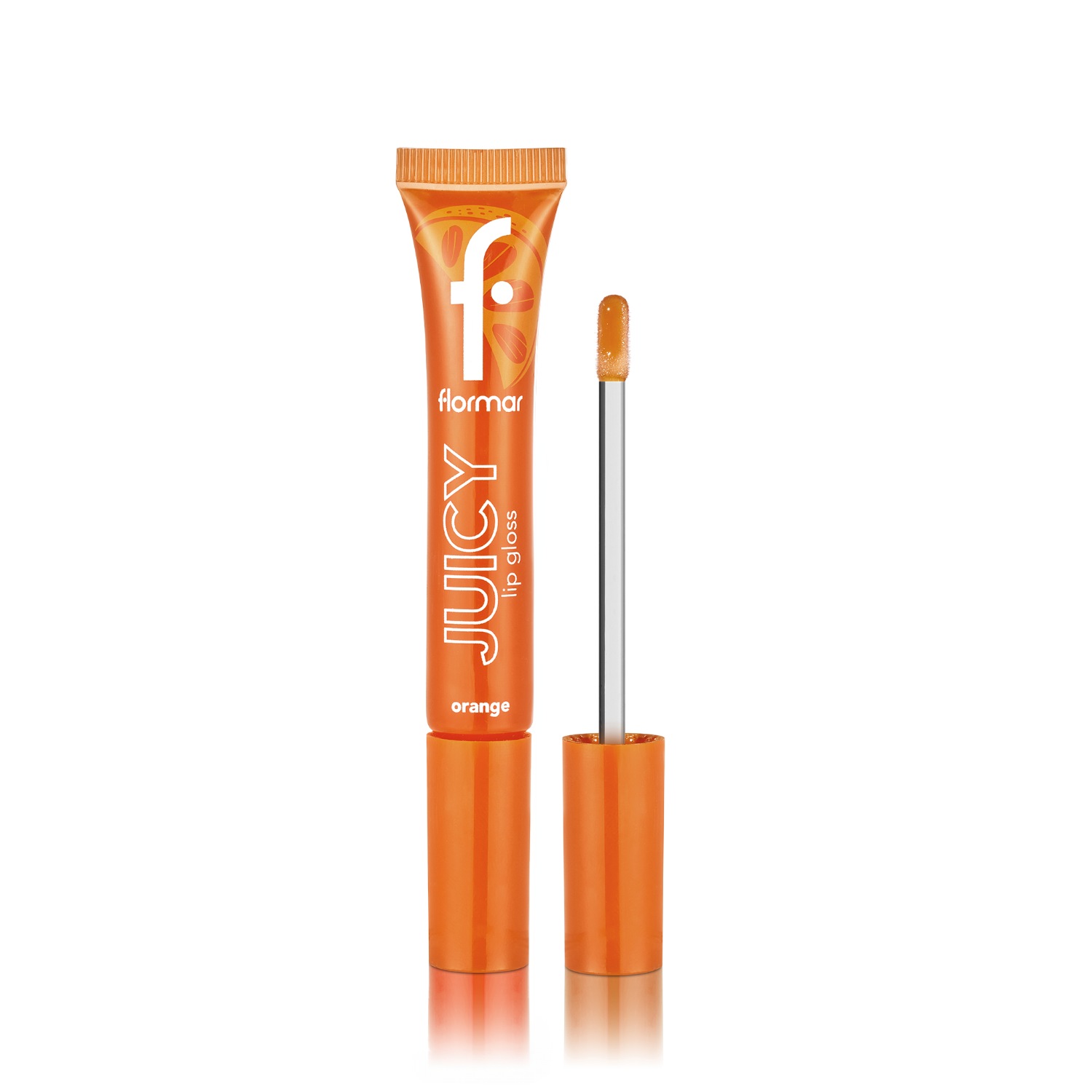 

Блеск для губ juicy lip gloss - orange Flormar, 002 orange, объем 10 мл