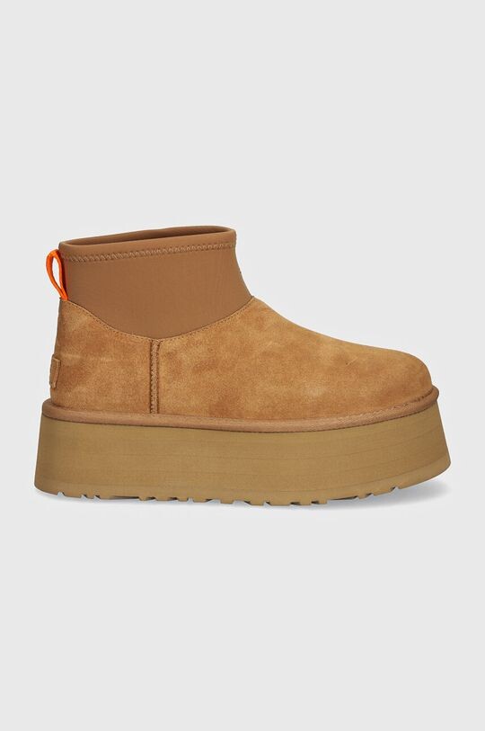 Ботинки замшевые UGG Mini Dipper, коричневый — фото 2