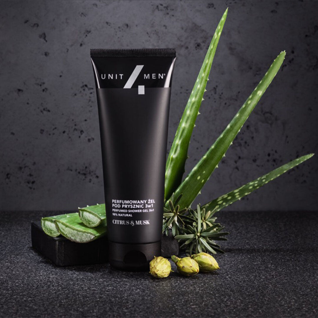 Парфюмированный гель для душа Unit4Men Citrus&Musk, 200 мл — фото 2