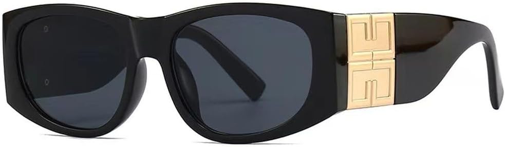 

Солнцезащитные очки «кошачий глаз» для женщин в винтажной оправе, солнцезащитные очки для мужчин и женщин в стиле ретро, ​​модные очки с защитой от УФ-излучения UV400 HVTVTLA, Black