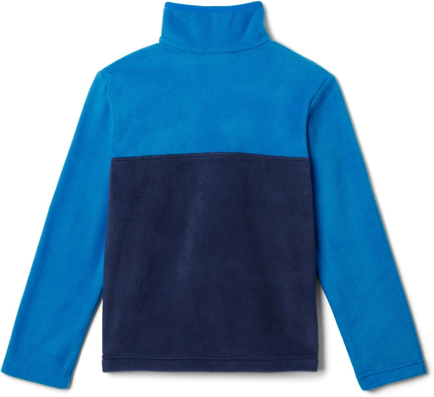 Columbia boys Unisex Kids Steens Mtn Ii 1/4 Snap Fleece Pull-over, Collegiate Navy/Bright Indigo — фото 2