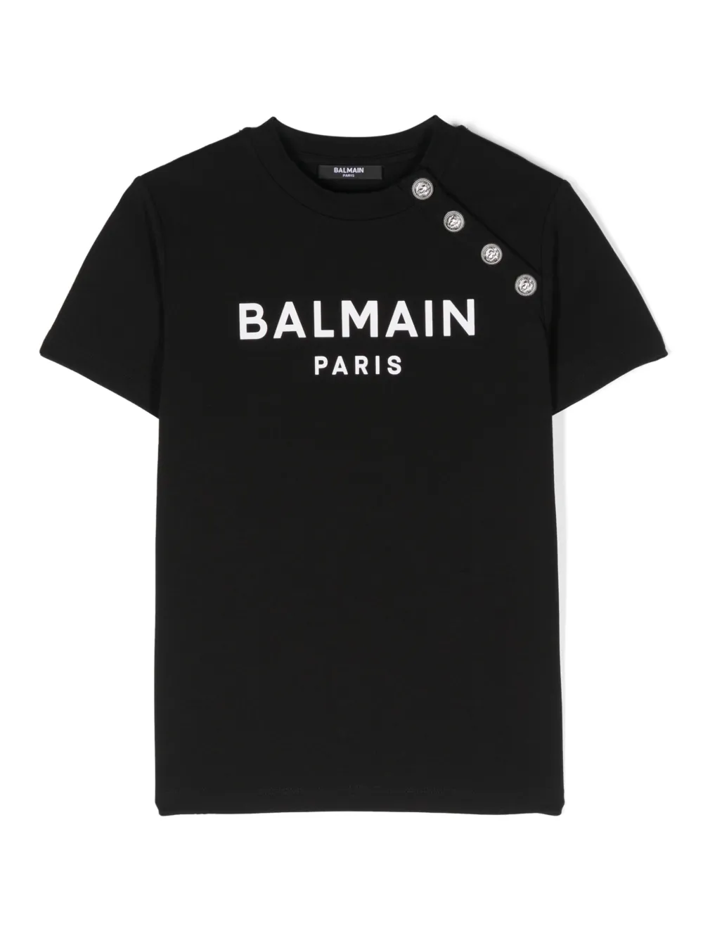 

Футболка с логотипом Balmain Kids, черный