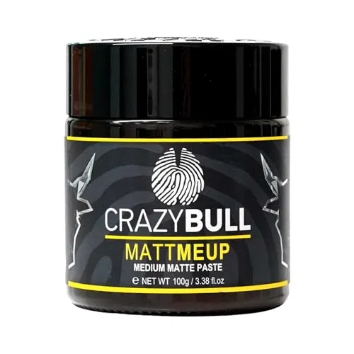 Текстурирующая паста для укладки волос «Matte Me Up» от Crazy Bull Crazybull