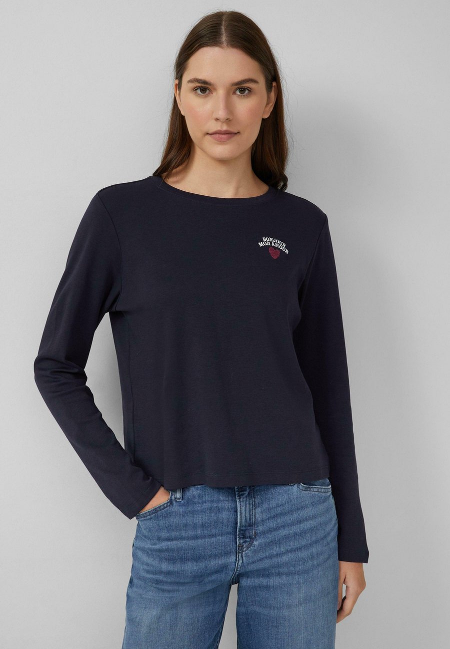 

Топ s.Oliver Long sleeved top, Navy/Royal Blue