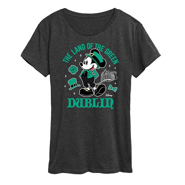 

Футболка с принтом Mickey Mouse St Patrick's Dublin женская S Disney, Heather Charcoal, Черный, Футболка с принтом Mickey Mouse St Patrick's Dublin женская S Disney, Heather Charcoal