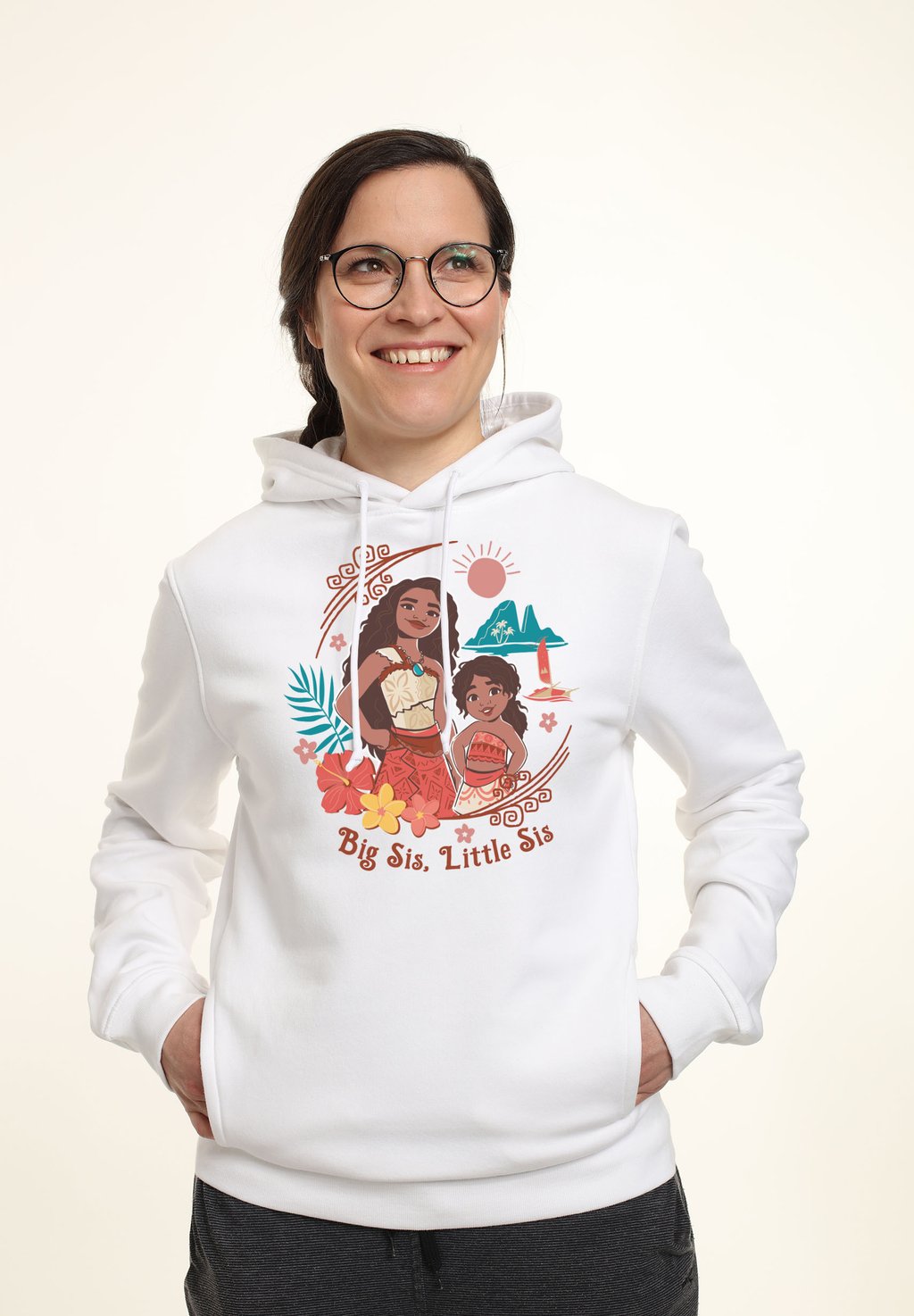 

Толстовка MOANA SISTERS LOVE Disney, белый