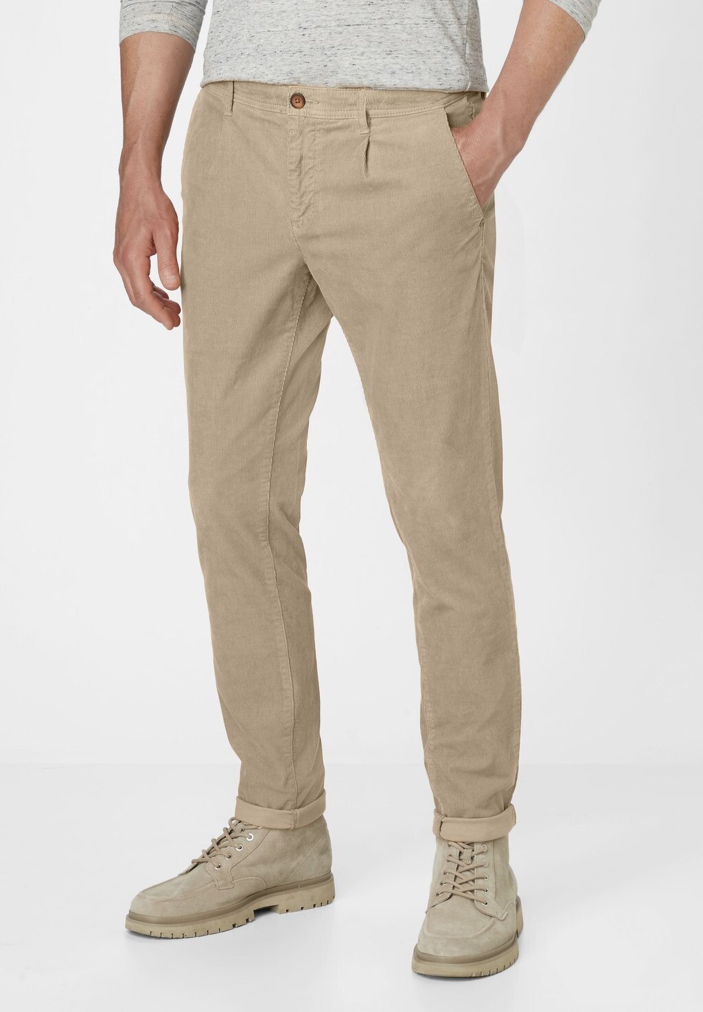 

Брюки чинос JASPER SLIM-FIT MIT STRETCH Redpoint, цвет beige