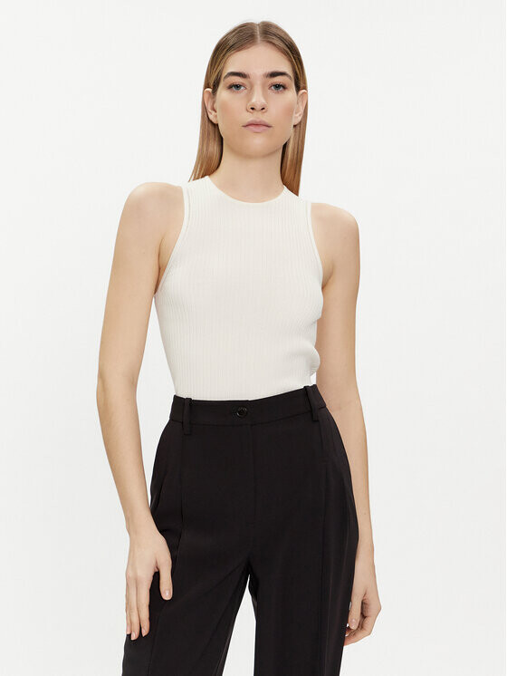 

Топ приталенного кроя Calvin Klein, белый