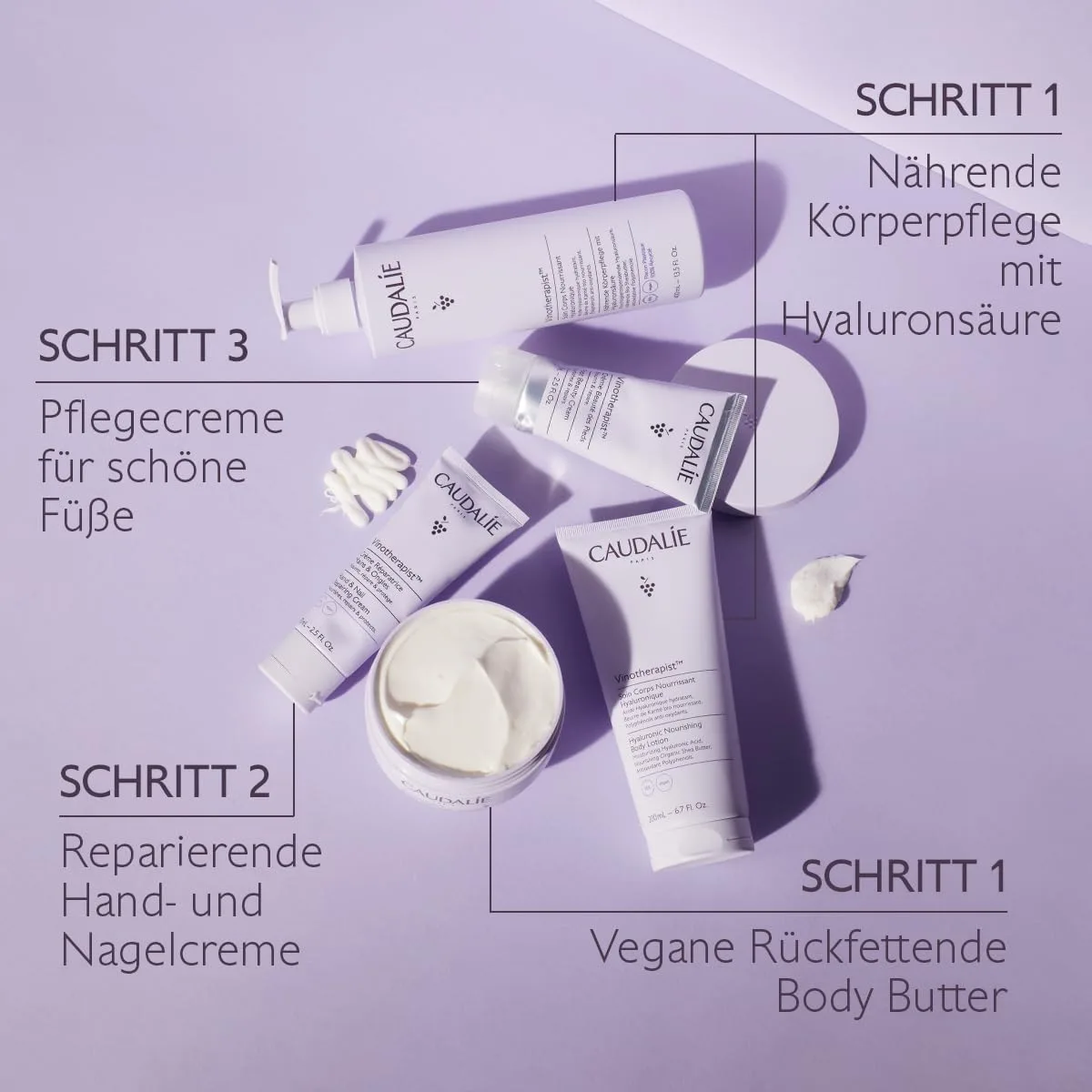 Питательный лосьон для тела Caudalie Vinotherapist с гиалуроновой кислотой 399 мл (1 шт.) — фото 4