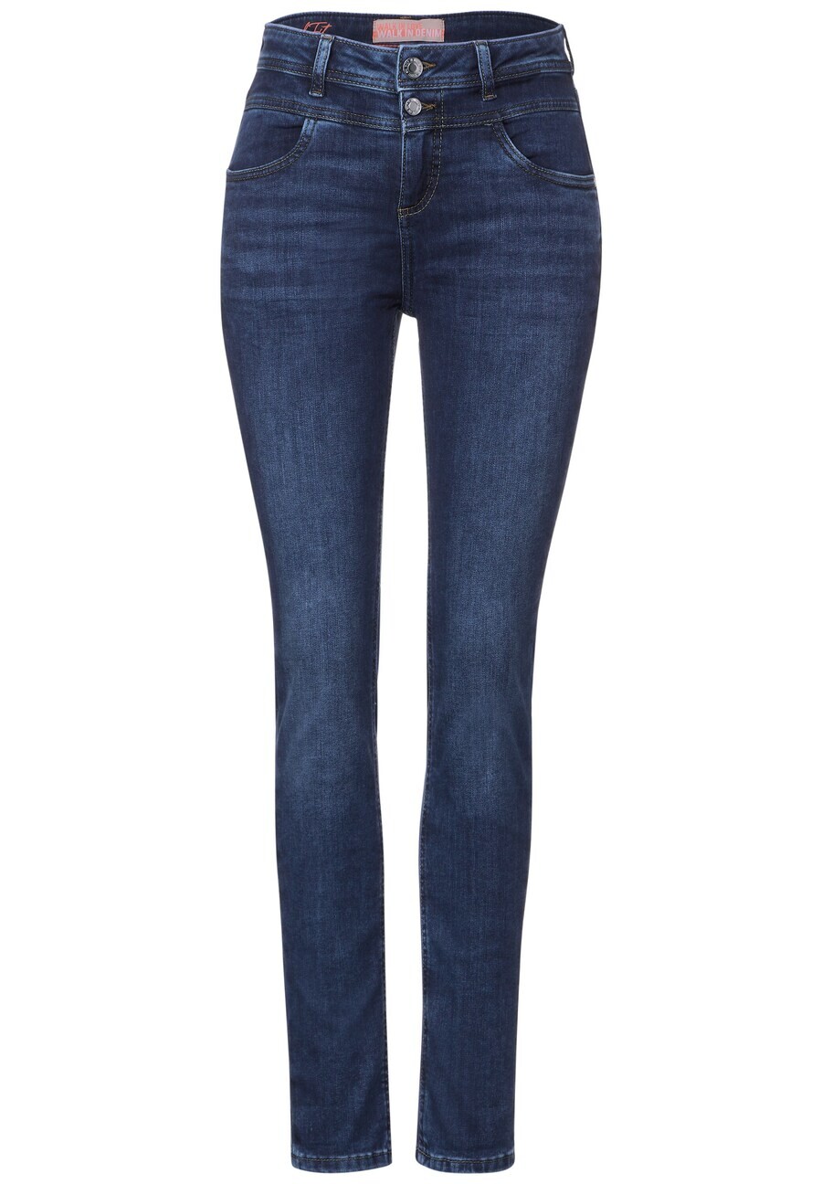 

Джинсы STREET ONE Slim fit Jeans, синий деним