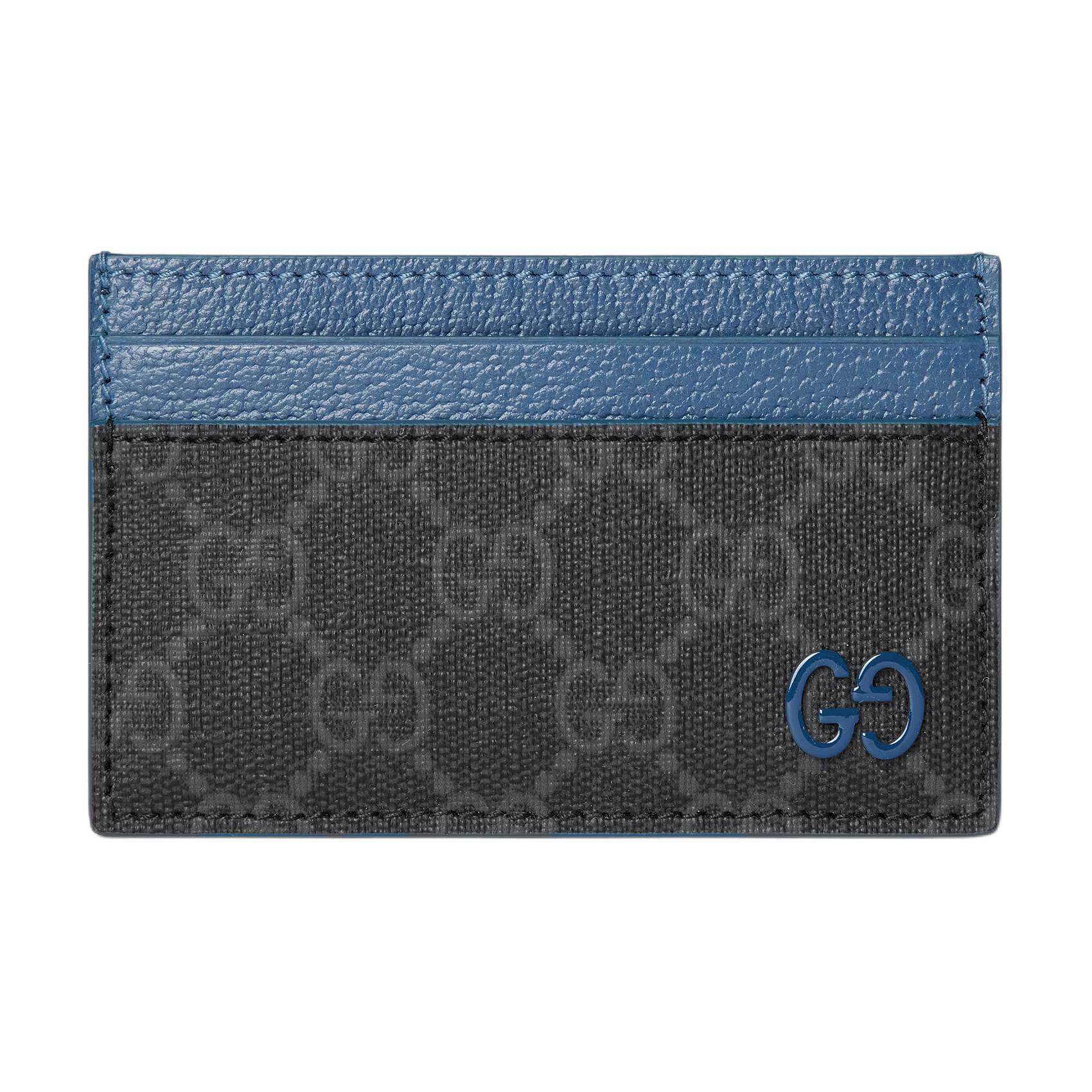 

GUCCI Кардхолдер из ткани GG Supreme мужской черный