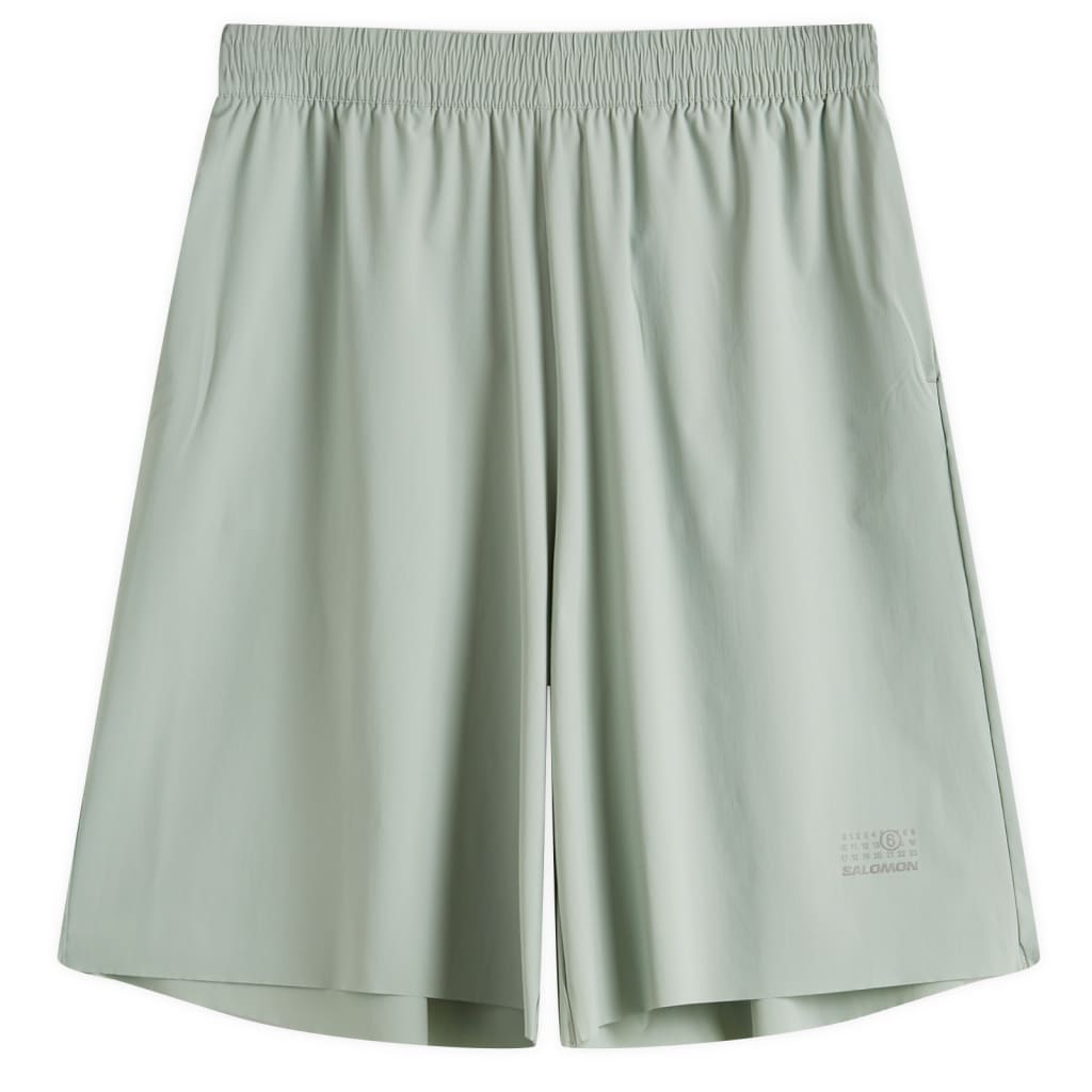 

Джерси шорты Mm6 Maison Margiela, цвет jadeite