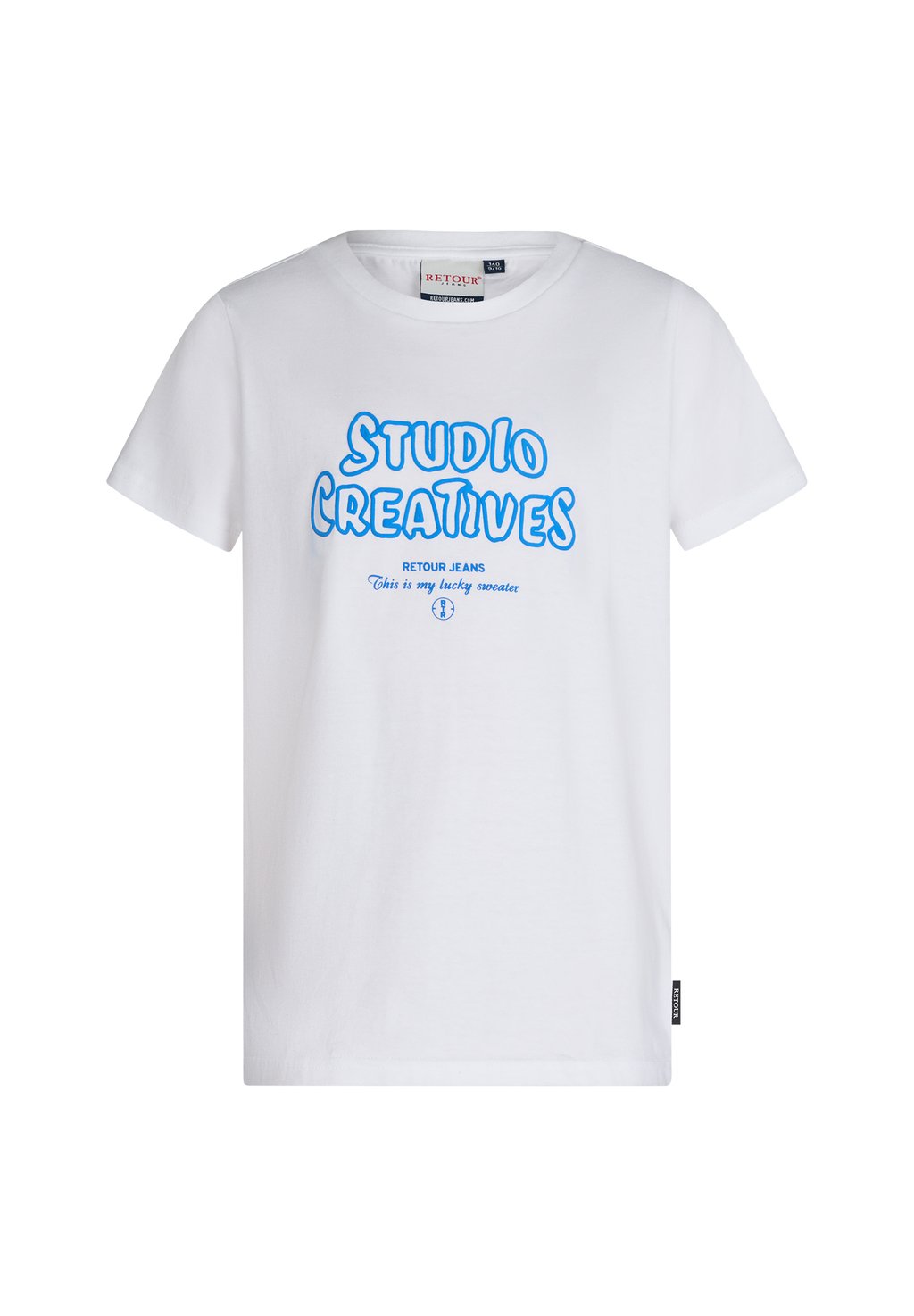 

Футболка с принтом EVAN Retour Jeans, белый