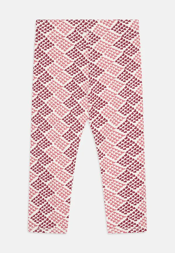 Kmgtrinny life леггинсы брюки Only Mini, Tofu/Square Hearts — фото 2