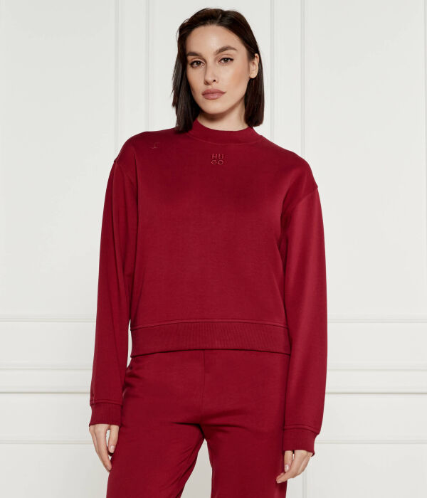 

Толстовка Hugo Daxandria Relaxed Fit, бургундия