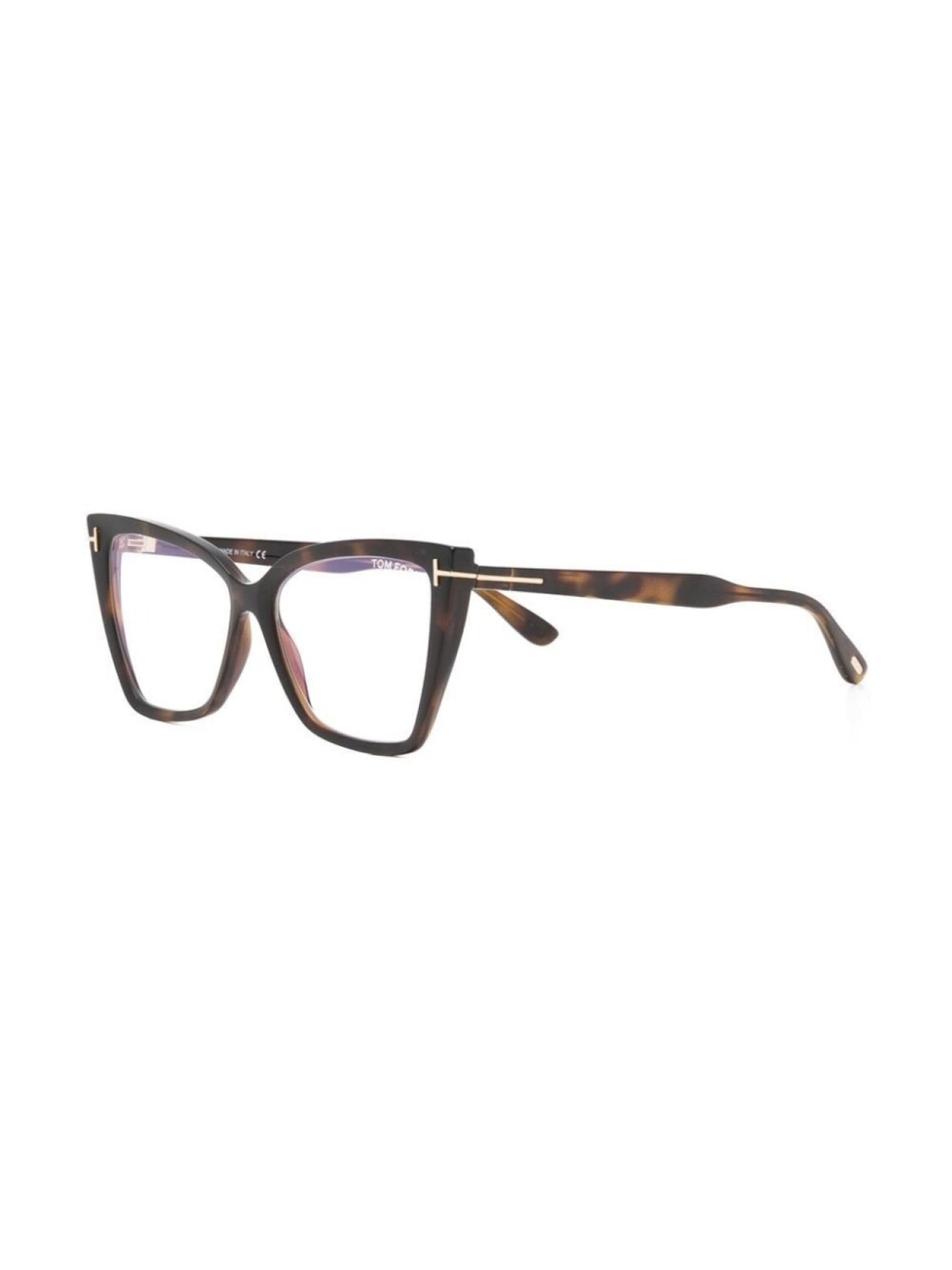 

TOM FORD Eyewear очки в геометричной оправе, коричневый