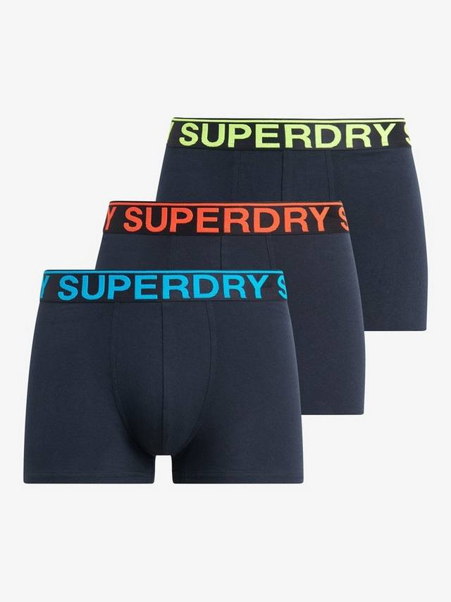 

Эластичные плавки из органического хлопка Superdry, цвет Eclipse Navy/Neon