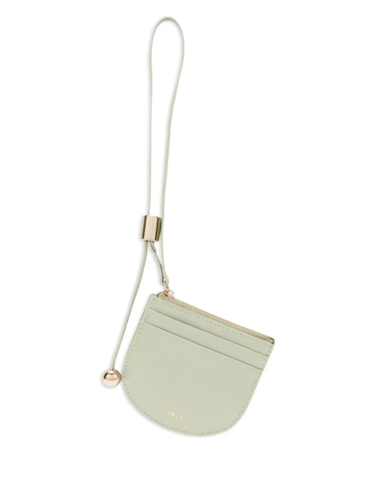 

Визитница на кожаном ремешке Laura Furla, зеленый