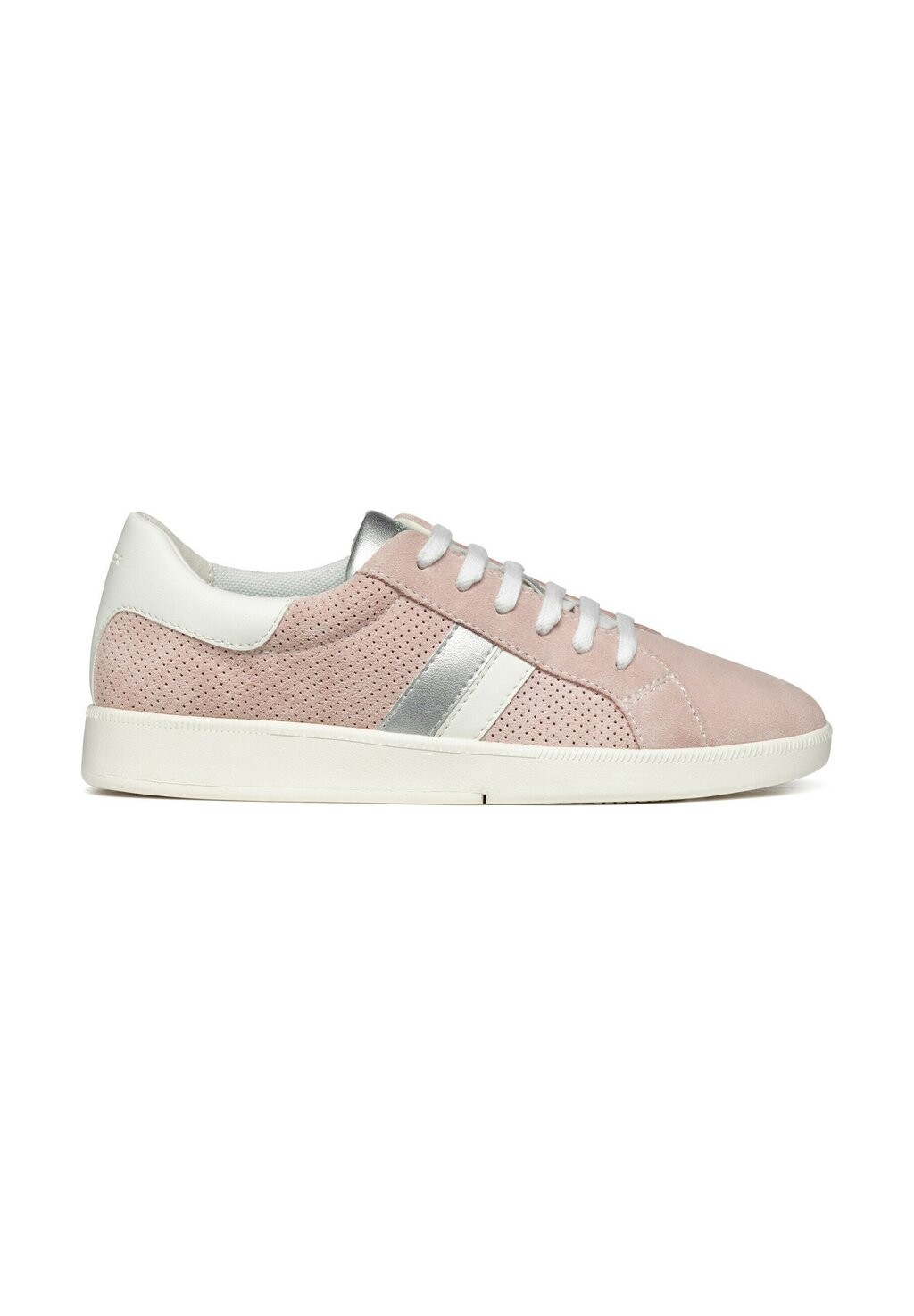 

Кроссовки низкие D MELEDA Geox, цвет light rose optic white
