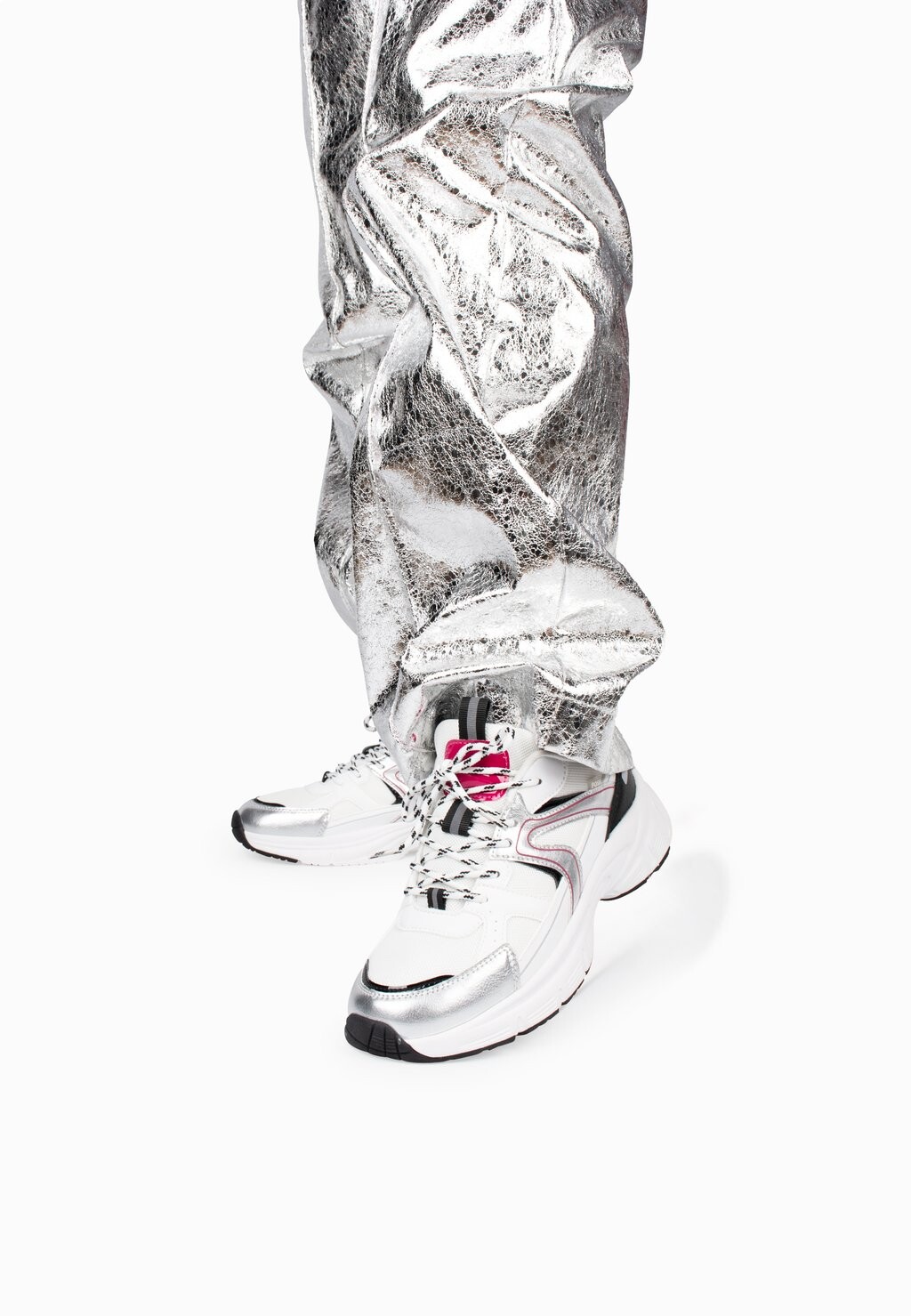 

Низкие кроссовки Jacky Posh by Poelman, цвет silver