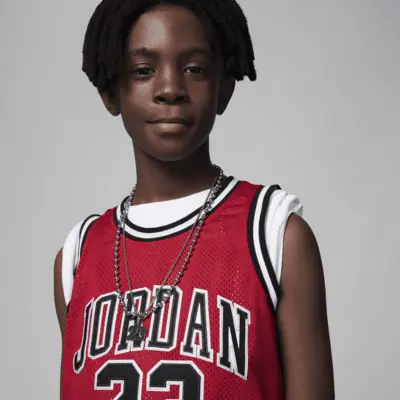 Джерси Jordan Big Kids' 23 Jersey, цвет Gym Red — фото 3
