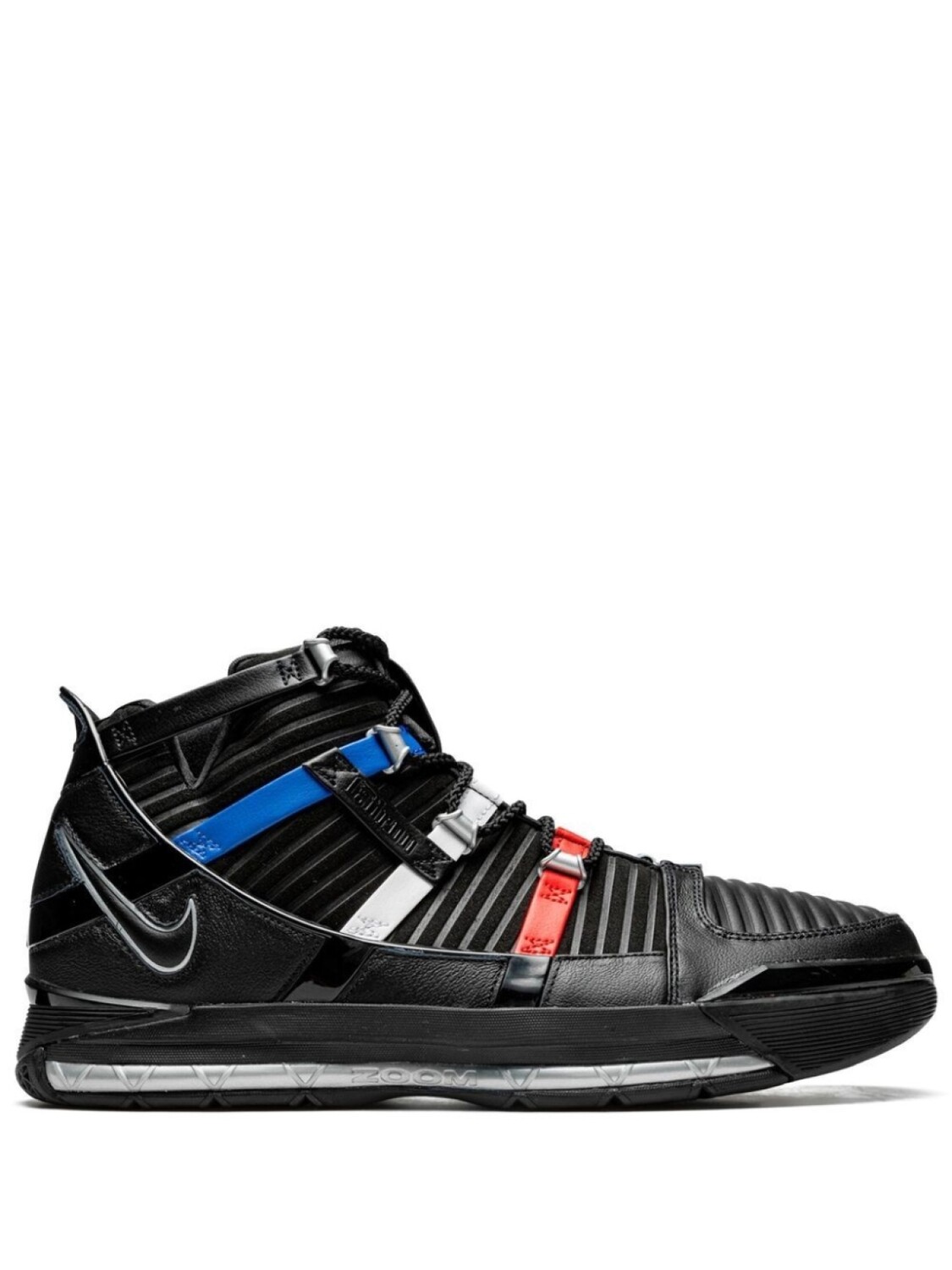 

Nike кроссовки Lebron 3 Black University, черный