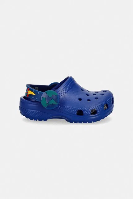 Сланцы детские с подсветкой Crocs, синий — фото 2