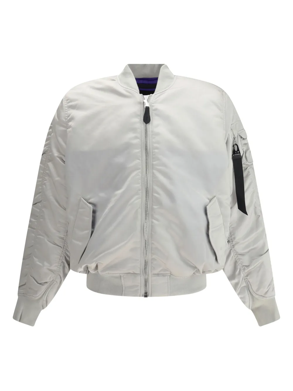 

Пуховик с карманом на молнии Alpha Industries, серый