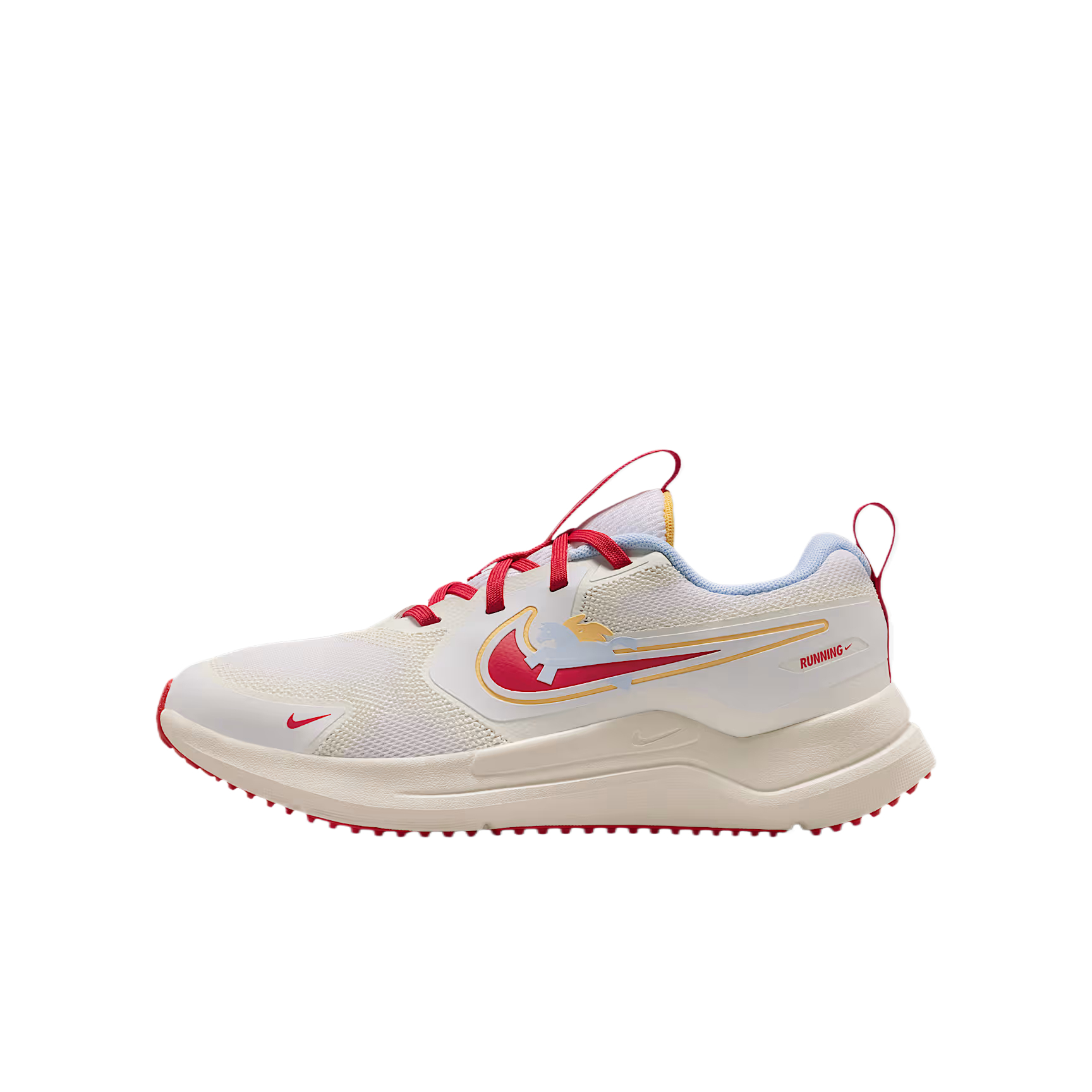 

Support Low top Детские кроссовки Unisex Nike, белый/sail белый/elegant topaz/university красный