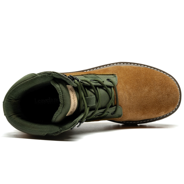 Ботинки Martin унисекс Leaveland, цвет Yellow-brown/Green (Women's Shoes) — фото 4