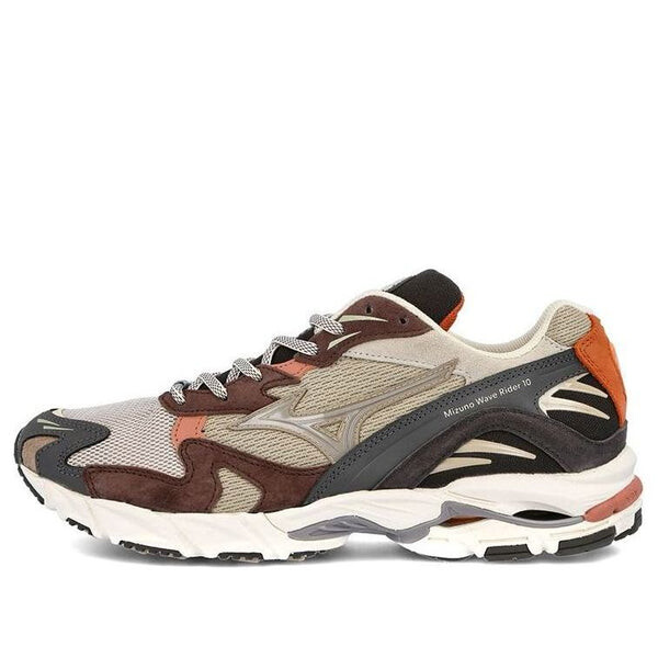 

Кроссовки wood wood x wave rider 10.55 'wood ash' Mizuno, серый