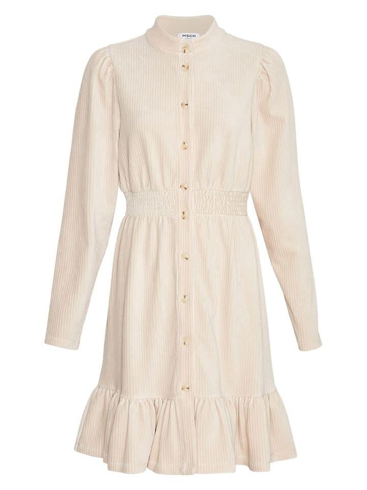 

Длинное платье MOSS COPENHAGEN Floriana, кремовый