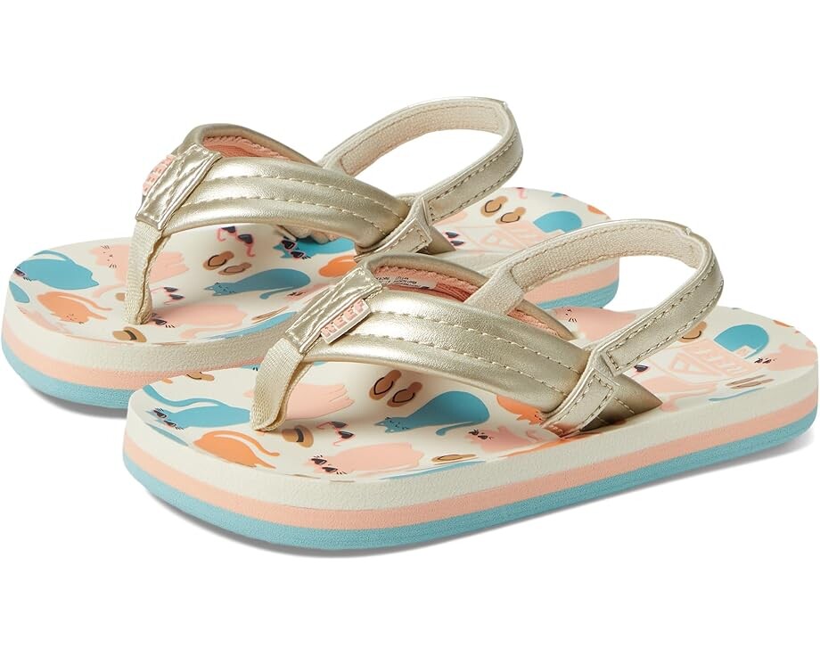 

Сандалии Reef Kids Little Ahi, цвет Cool Cats