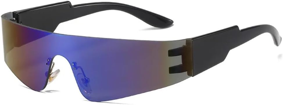 

Цельные солнцезащитные очки для мужчин и женщин, модные без оправы в стиле панк, разноцветные, мужские солнцезащитные очки, модные женские солнцезащитные очки с защитой от УФ-излучения UV400 KTUCN, A