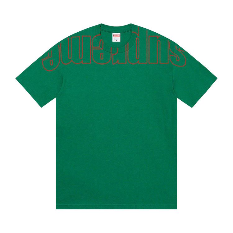 

Футболка Supreme Upside Down Tee 'Light Pine'