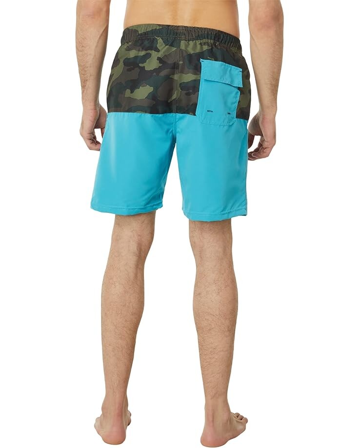 

Шорты для плавания U.S. POLO ASSN. USPA Color-Block Camo Swim Shorts, цвет Scuba Blue