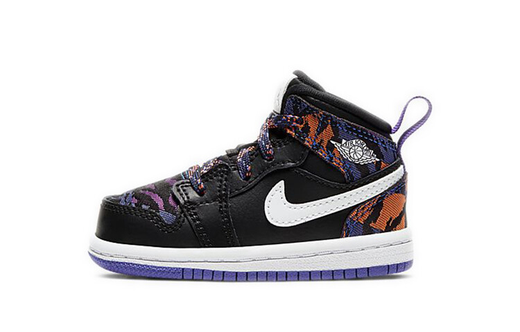 

Кроссовки Jordan 1 Mid Multi-Color Tiger Stripe TD