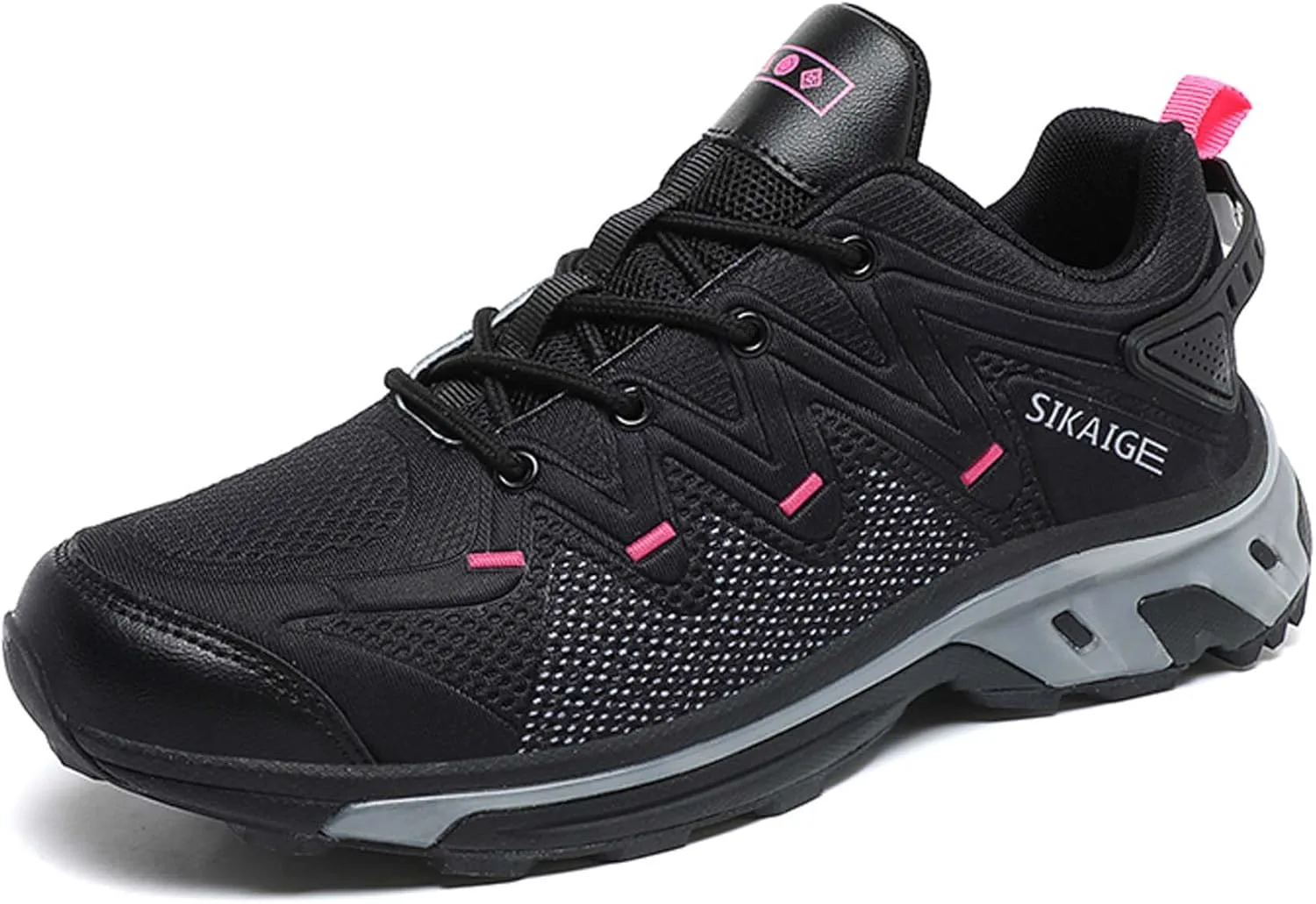 

Мужские кроссовки для бега по дороге с поддержкой свода стопы, высокой эластичностью, противоскользящие, дышащие для ходьбы KSYVUCRD, черный