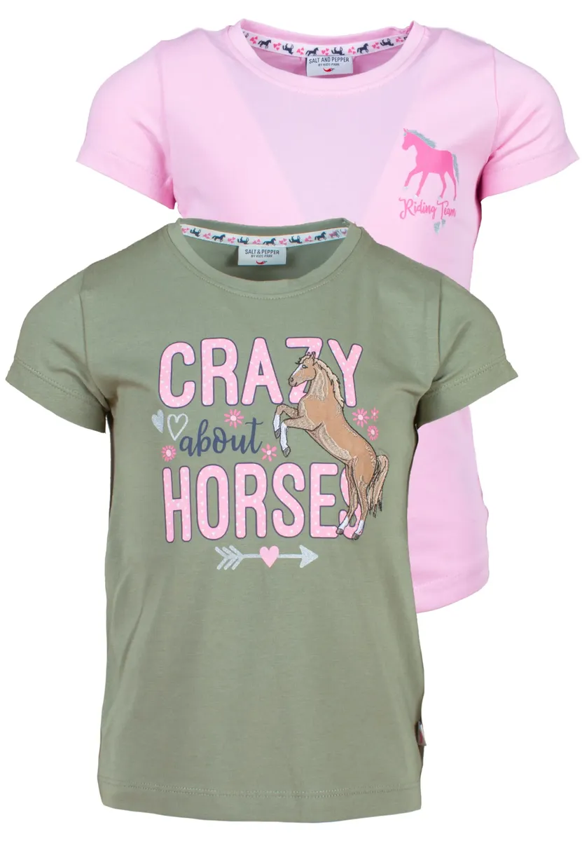 

СОЛЬ И ПЕРЕЦ Футболка "Crazy Horses" с красивыми лошадиными мотивами Salt And Pepper, цвет Mehrfarbig