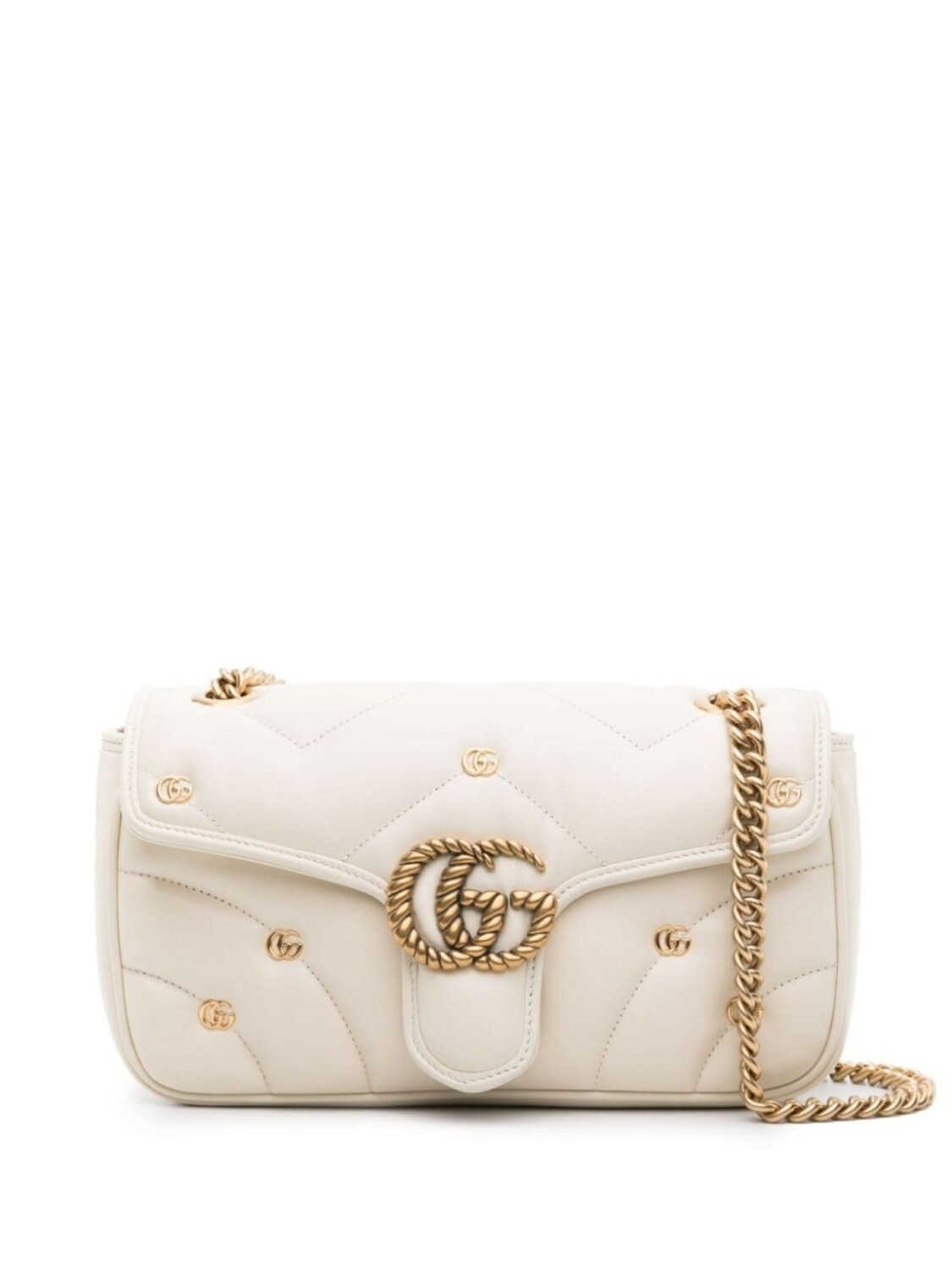 

Маленькая сумка Gucci GG Marmont, белый